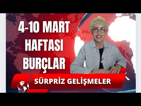 4-10 MART HAFTALIK BURÇ YORUMLARI | Sonuçlar haftasındayız| Astrolog Emine Coşkun