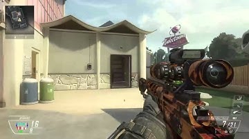 Black Ops 2 | 1v1 Quickscope Match ( with a grenade Trickshot)