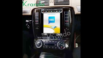 Android 9.0 4G 32G Tesla car radio player GPS navigation Benz R Class RW251 2006 2012