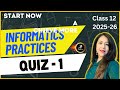 Quiz - 1 | Series (Python Pandas) | Informatics Practices (IP) Complete Syllabus Course 2025-26