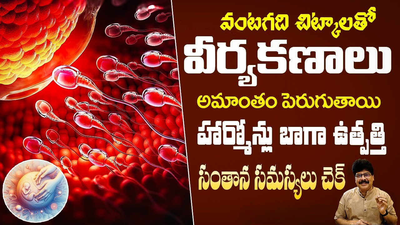 వీర్య వృద్ధికి వంట గదిలోనే ఔషధాలు| Top Foods to Increase Sperm Count Telugu | #sperm #spermhealth