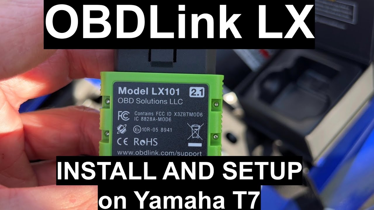 BBB #21: OBDLink LX install and setup on Yamaha Tenere 700 