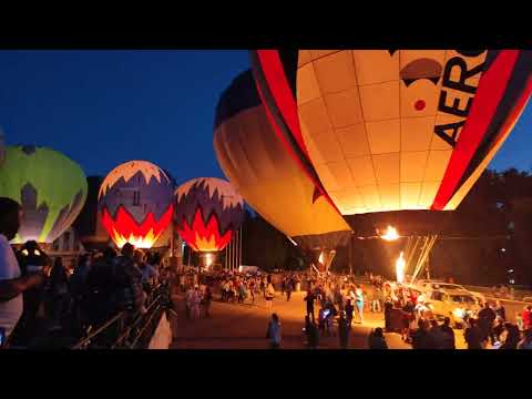 17.06.2022 Ночное свечение аэростатов. Великие Луки