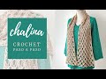 Cómo tejer chalina a crochet fácil | Paso a paso