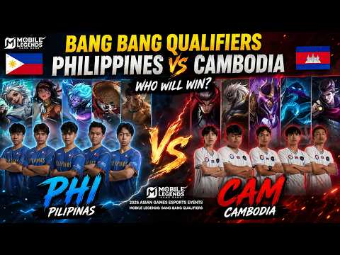 Angkor Warriors ប្រកួតថ្ងៃទី២! 🇰🇭 CAM vs PHI 🇵🇭 | Asian Games 2026 | Game 1