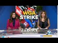 speaking out at SAG-AFTRA and WGA strike at Hollywood studios - ABC Eyewitness News 7