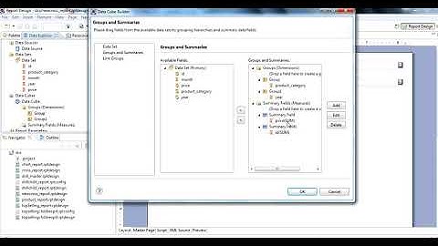 how to  create cross tab in BIRT(Eclipse)