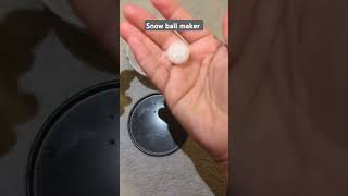3d printed cute ice ball maker #snow #snowball #3dprinting