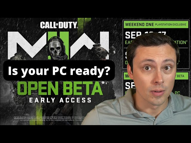 Call of Duty Modern Warfare 2 (2022) Beta - PC System Requirements