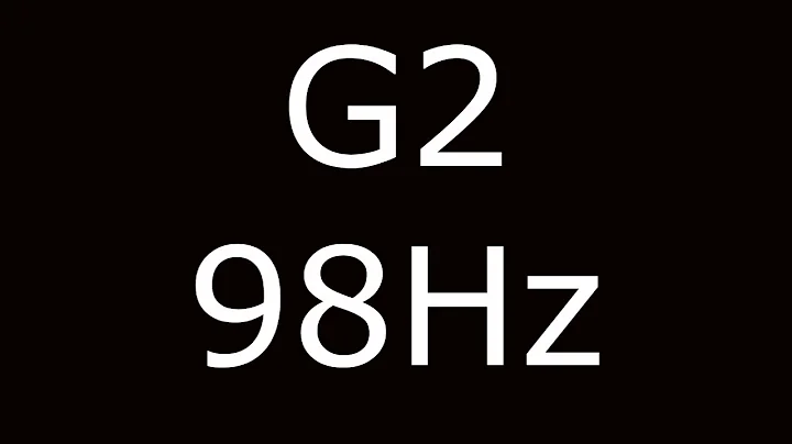 G2 Note Frequency Test