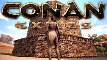MASSIVE TOWER FORTRESS - Base Building - Conan Exiles Gameplay #2