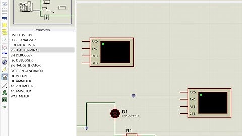 HOW TO DISPLAY THE VIRTUAL TERMINAL IN PROTEUS 9