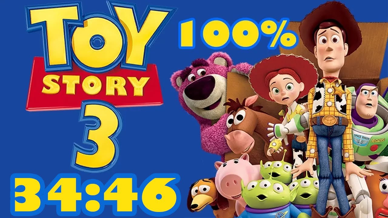 Toy Story 3 Story Mode 100% in 34:46 [World Record]