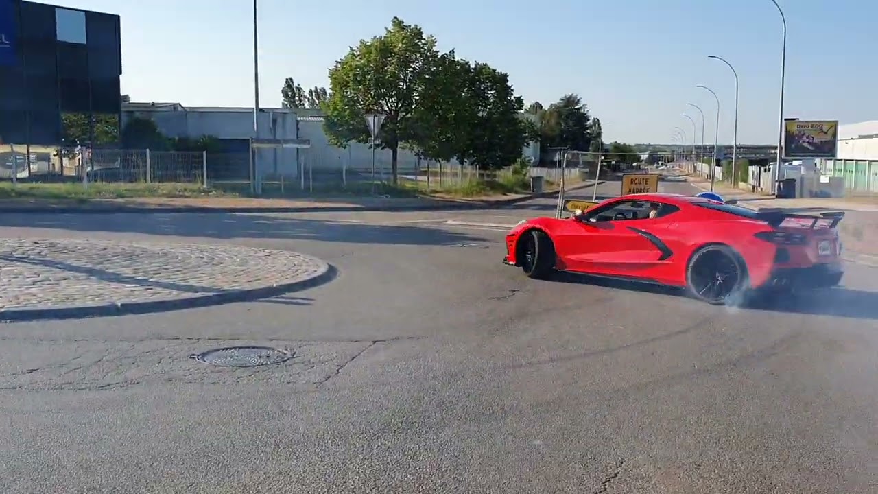 Corvette C8 drift