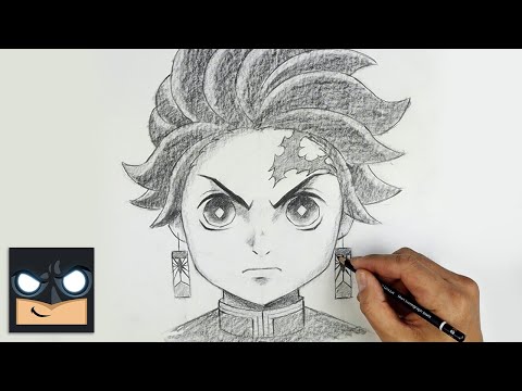 How To Draw Tanjiro | Demon Slayer Sketch Tutorial