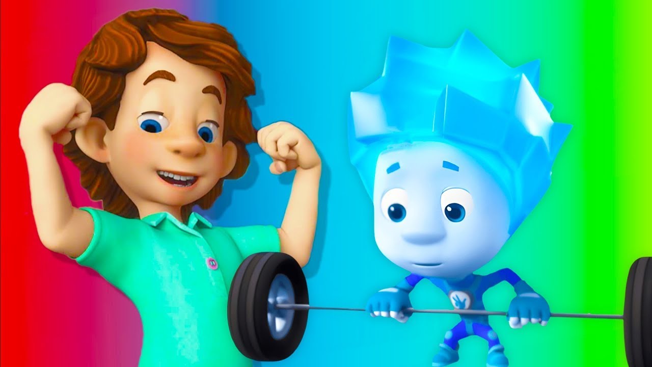 Dźwignia FIXI01_04| Kreskówki i filmy edukacyjne dla dzieci | Fiksiki