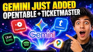 Google Gemini Just Got HUGE! OpenTable + Ticketmaster Integration Explained