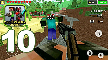Pixel Gun 3D - Old Gameplay Walkthrough Part 10 - Village Mission (Android Games)