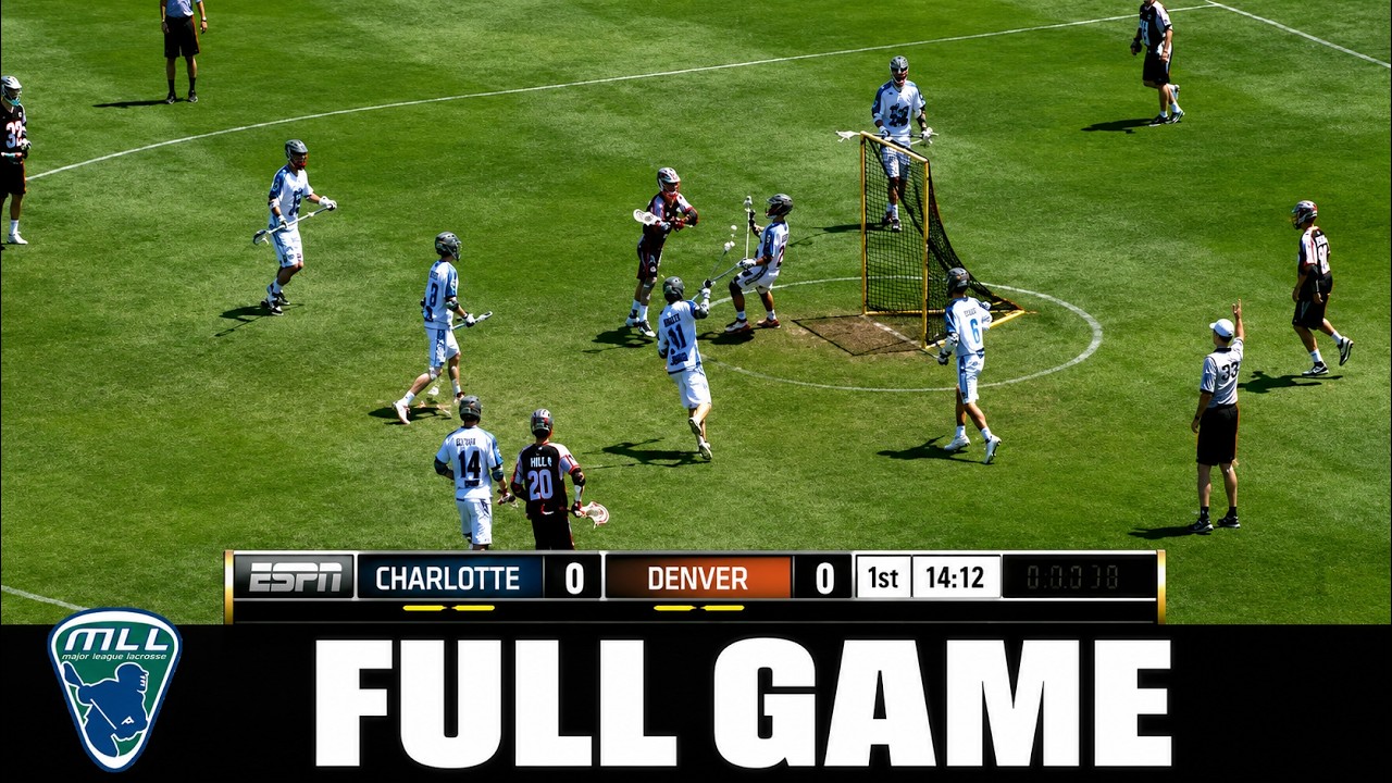 The Hounds Historic Upset! 2013 MLL Semifinals: Charlotte Hounds vs. Denver Outlaws FULL GAME