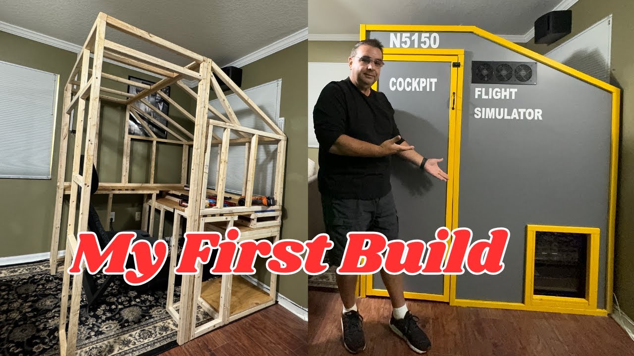 Building My First Flight Simulator On A Budget - YouTube