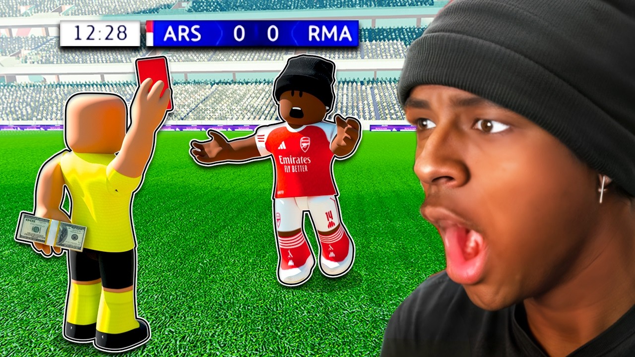 Roblox Football… But The Ref Is CORRUPT 😱