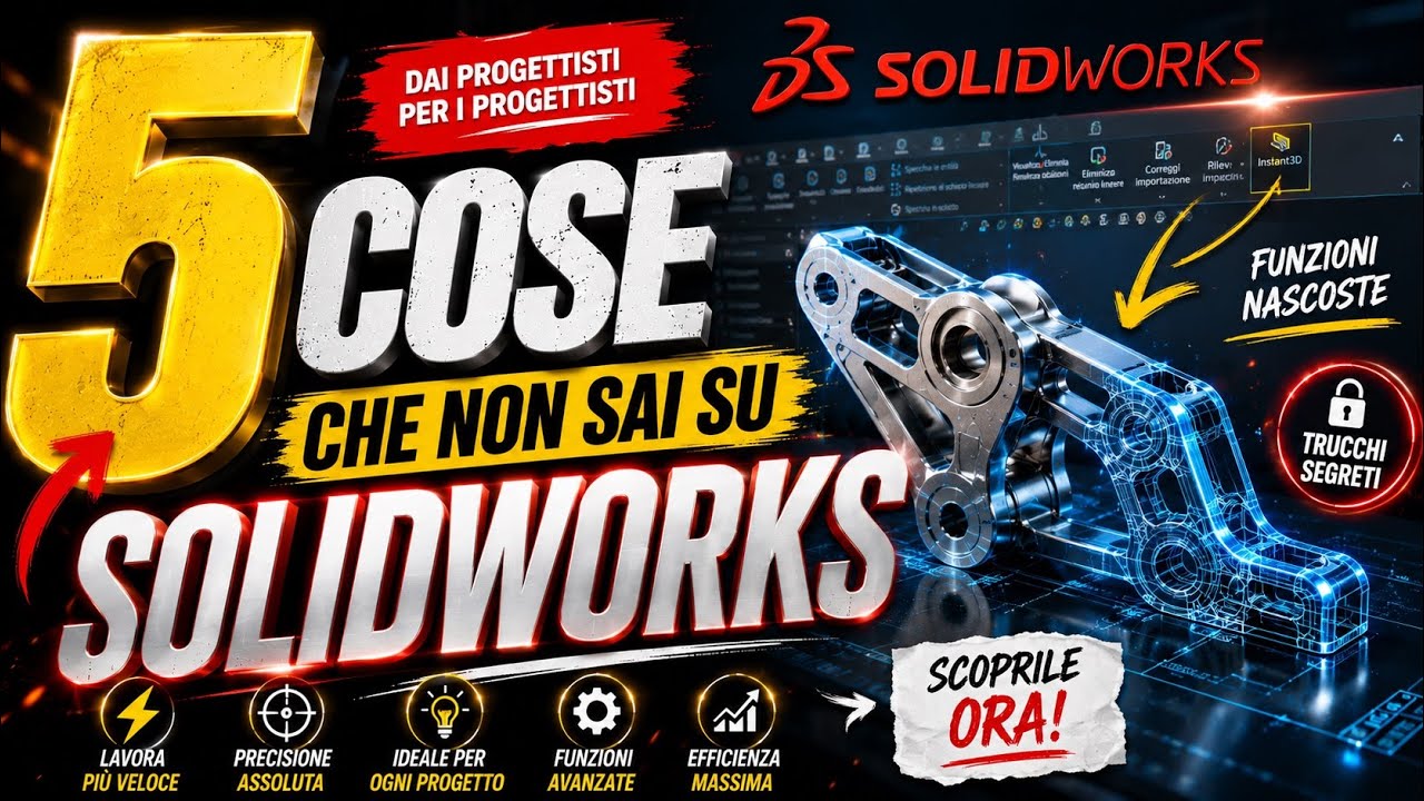 5 Cose che non sai su Solidworks (Relazioni e Accoppiamenti) - YouTube