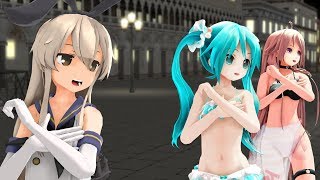 【MMD】マジカルミクアワー【初音ミクオリジナル】島風/IAxと一緒