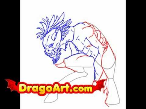 How to draw a creature, step by step - YouTube