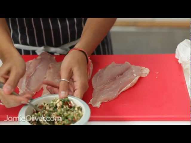 How To - stuff the stuffed cypriot chicken from 30-Minute Meals | Jamie Oliver