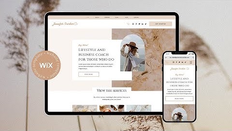 Wix Website Template Tutorial | How to edit a WIX website