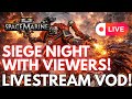 Siege Night! | Playing With Viewers l Ask For Invite Code| Space Marine 2