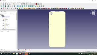 Cell Phone Model Using FreeCAD(Assignment 1 DIY Lab)