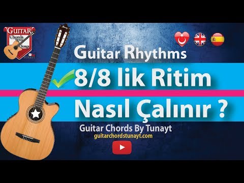 Gitar Dersi - 8/8 lik Ritim ve Kapatma Tekniği - Gitarda Ritim