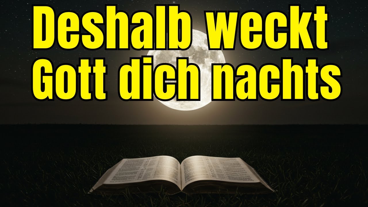 Gott weckt dich – weil Er etwas sagen will