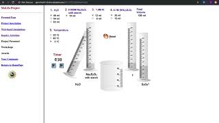 iodine clock lab screenshot 1