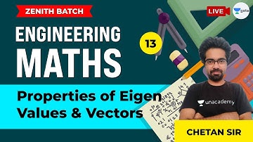 Properties of Eigen Values and Vectors | Lec 13 | Engineering Maths | GATE/ESE Civil Engineering