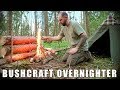 Bushcraft Overnighter: Lavvu Shelter, Bannock, Flint & Steel, Fire Reflector