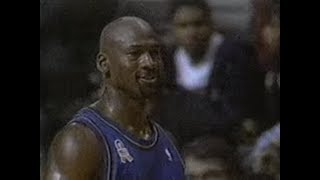 Michael Jordan Scores 15 Second Quarter Points vs. Pistons (2001-2002)