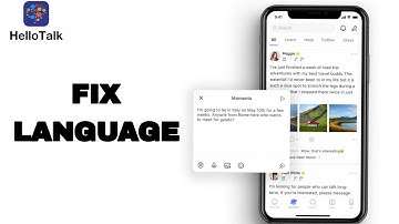 How To Fix And Solve Language On Hello Talk App | Final Solution