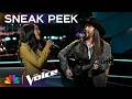Harmonious Duo Breathes New Life Into Leather Lace The Voice Battles NBC Harmonious Duo Breathes New Life Into Leather Lace The Voice Battles NBC