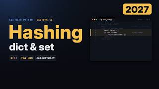 Hash Maps and Sets in Python (2027): How Hashing Works, Two Sum and Group Anagrams