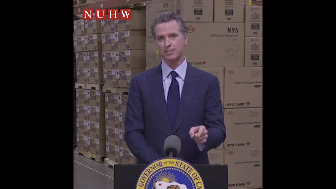 Gov. Newsom Thanks NUHW