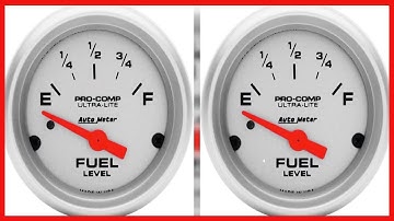 Auto Meter 4314 Ultra-Lite Electric Fuel Level Gauge, 2 1/16" - Short Sweep/Electric