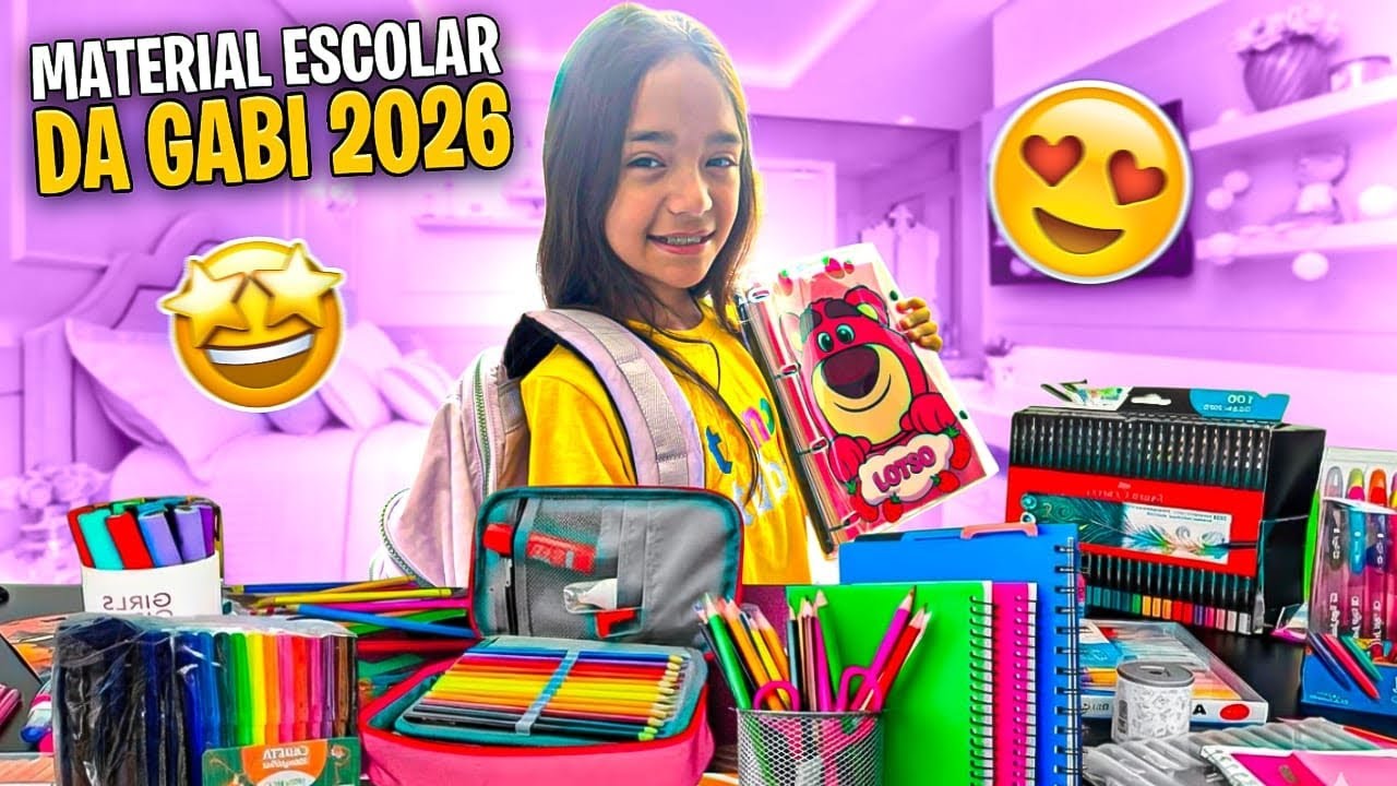 MATERIAL ESCOLAR 2026 DA GABI 