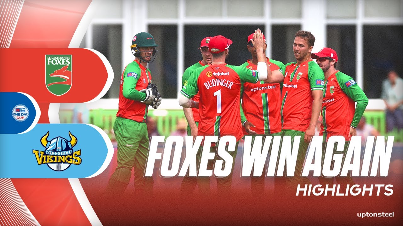 HIGHLIGHTS | Foxes Secure FIFTH STRAIGHT WIN With Vikings Victory | One Day Cup