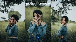 MOODY GREEN Presets - Lightroom Mobile Preset Free DNG | Moody Green Portrait Presets screenshot 2