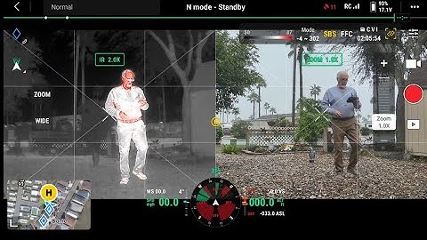 Using Split or Dual Screens and Syncing Zoom on DJI Mavic 3 Enterprise Thermal Drone