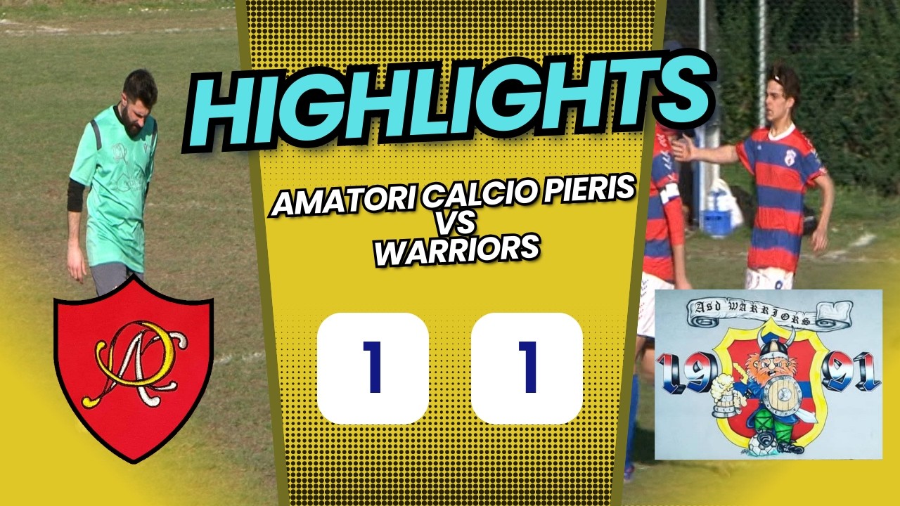 HIGHLIGHTS Amatori Calcio Pieris vs Warriors 1 - 1 (21-02-2026)