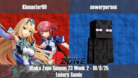 OZone23W2 - LS - Khmaster69 [Pyra/Mythra] vs sewerperson [Steve]