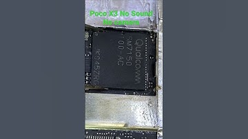 Poco X3 No Sound solution/ No Camera Solution